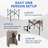 4" W x 4" D Steel Pop-Up Canopy Portable Privacy Dressing Room-93980051