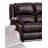 Zuriel Brown Synthetic Leather Recliner Loveseat-1812998568