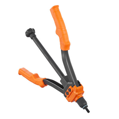 14-Inch Heavy Duty Rivnut Tool Kit with Case - Professional Hand Riveter Gun Set for Metric & SAE Threaded Inserts
