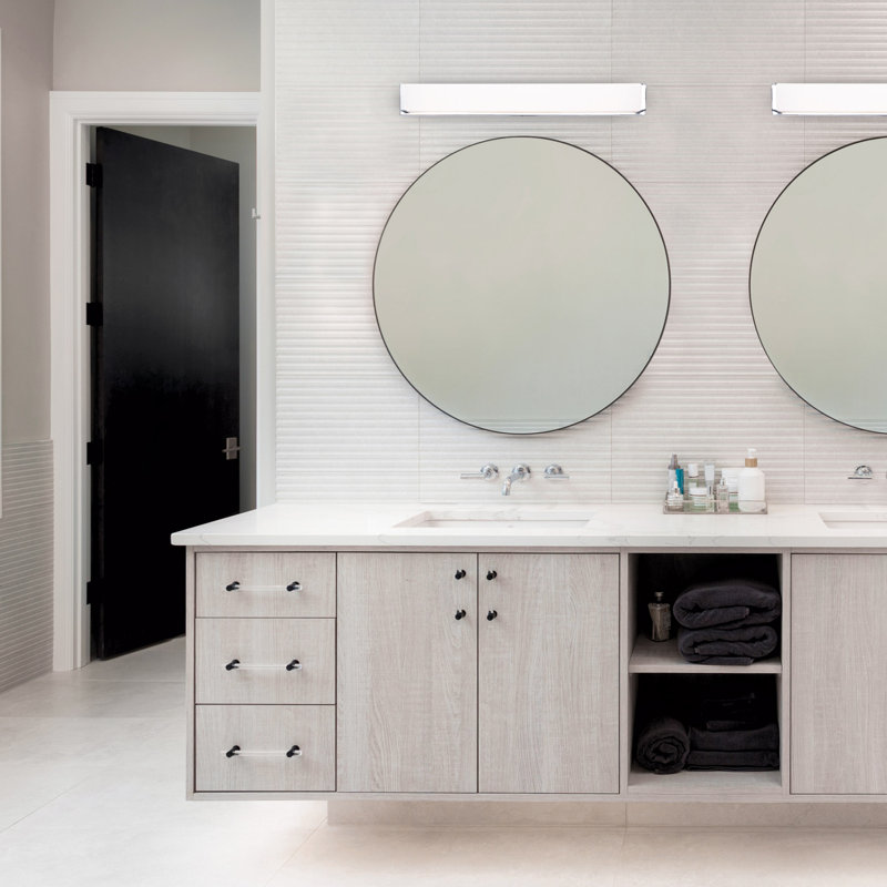 Dimmable LED Bath Bar, Chrome, 3000K