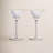 Meridian Crystal Martini Glasses