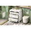 Ensemble de meuble-lavabo simple 30 po avec 3 tiroirs, meuble-lavabo autoportant avec cadre en bois massif 30 po-155174514