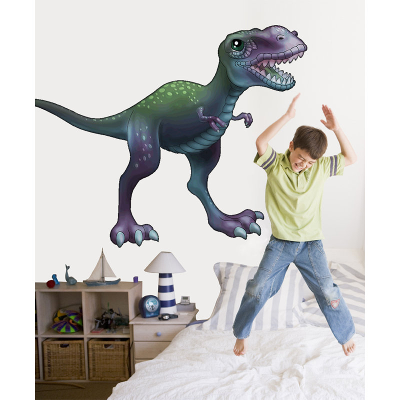 Décalcomanie murale t-rex, H 18 po x l 24 po