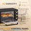 HOMCOM Mini Oven 16L Countertop Oven w/ Adjustable Temp Timer 1400W-121602789