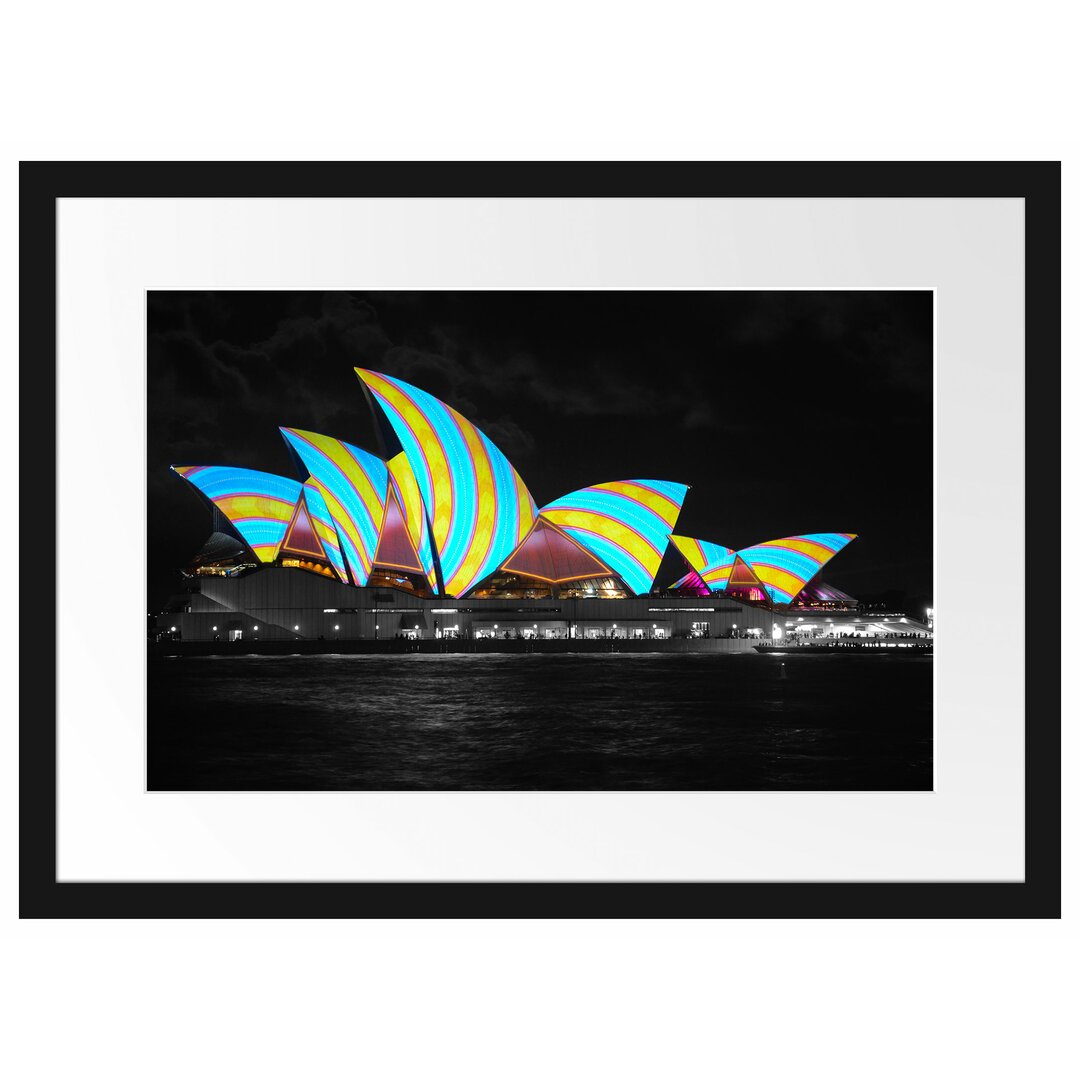 Gerahmtes Poster Sydney Opera House