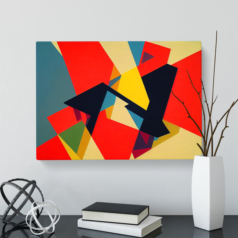 Art Suprematism Vol.7 Abstract - Wrapped Canvas Print, 35cm H x 50cm W x 3cm D