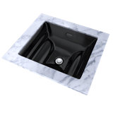Aimes® Ceramic Rectangular Undermount Bathroom Sink with Overflow