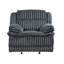 Fauteuil inclinable oscillant en velours côtelé l 46 po-1841664588