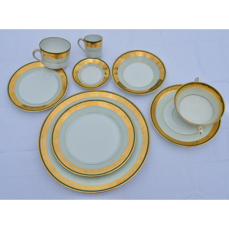 Porcelain Dinnerware Set - Service for 12