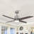 Dricketts 52" 4 - Blade Ceiling Fan with Dimmable 3CCT LED Lights and Remote Control-1357711190