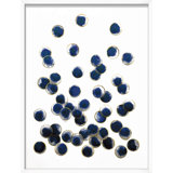 Large Indigo Spray 1 Print