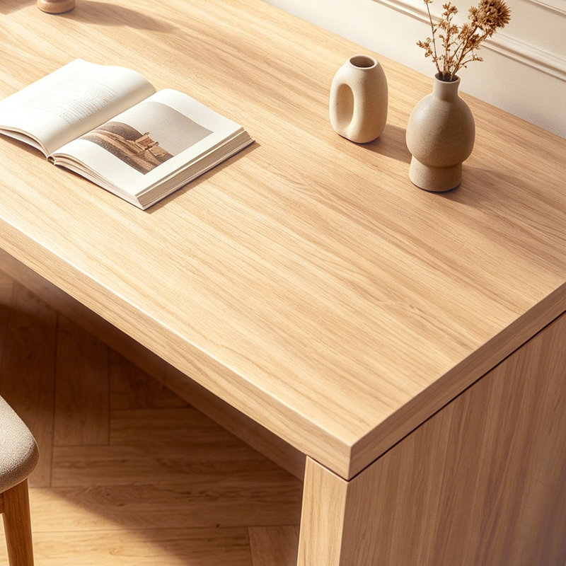 Bureau en bois massif Burlywood