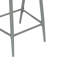 Tabourets de bar d'extérieur à structure en métal à hauteur d'assise 30,25 po avec dossier en forme de feston en rotin PE, ensemble de 2,-1743409349-1743409348