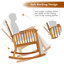 Chaise de jardin d'extérieur en bois d'acacia