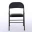 Chaise pliante rembourrée en plastique