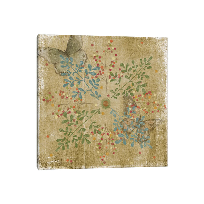 Nature Tile I by Jade Reynolds - Wrapped Canvas Painting, 93.98 cm H x 93.98 cm W x 3.175 cm D