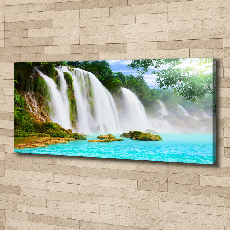 Waterfall - No Frame Print on Canvas