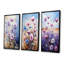 Bleu et mauve, champ de Fauvist - ensemble de 4 impressions sur toile-103010220-103010224