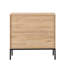 Ensemble de 2 tables d'appoint avec porte en rotin Rolland A Console