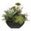 15'' Faux Succulent in Metal Planter