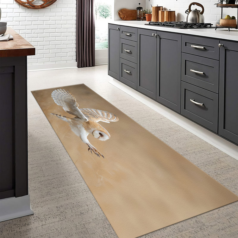 Elegant Floral Design Soft Pile Printed Rug Enhancing Any Living Space with Its Artistic Beauty, Rectangle 3'3" x 4'11"