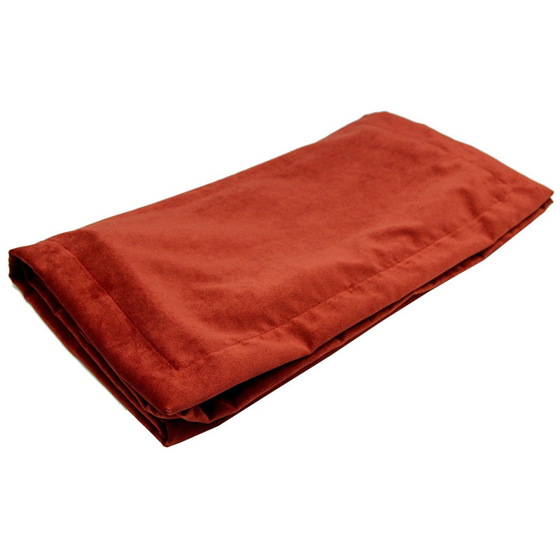 Thinder Table Runner, 30cm W x 200cm L, Rust Orange