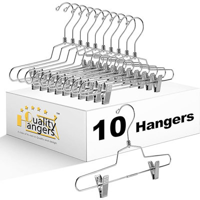 Metal Hangers With Clips for Suit/Coat