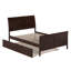 Lampley Full Solid Wood Platform Bed with Matching Footboard and Full Trundle by Harriet Bee-360140111