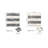 12"×12" Waterjet Polished Natural Stone Marble Tiles For Floor And Wall, 1 Box Each Pattern 4 PCS-112642969