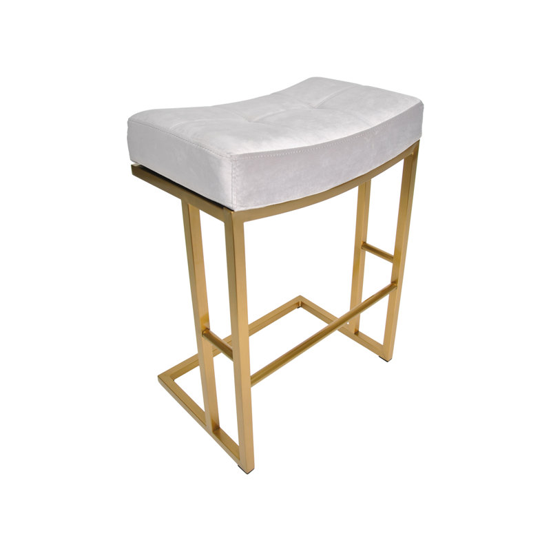 Tabouret de bar 26 po Bernadetta, Gris