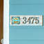 Plaque d'adresse sur 1 ligne Sand Dollar-87206803