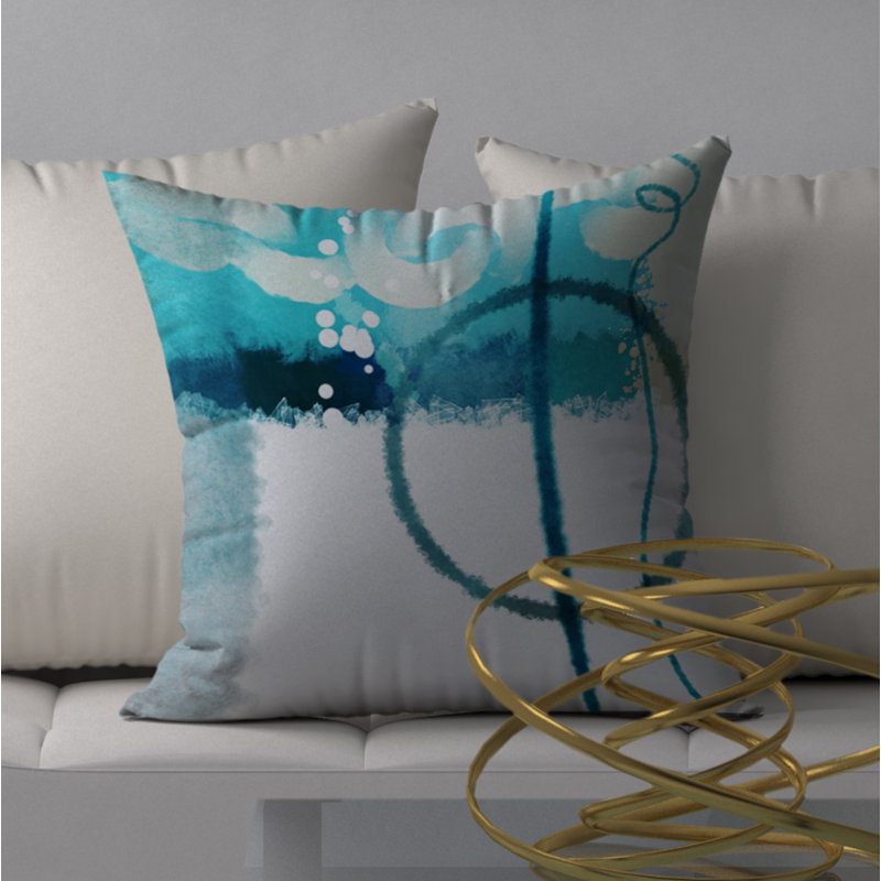 Housse de coussin carrée/insert, 18" x 18"