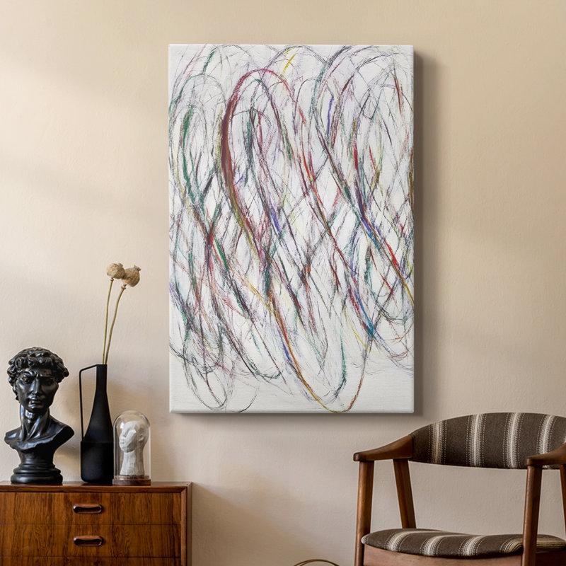 ABSTRACT Series DCCCLV - Cavas de galerie sur mesure, H 60 po x l 40 po