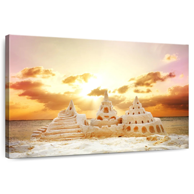 Gillard Sunny Sand Castle, 24" H x 36" W