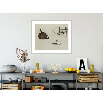 Les chats par Giclée encadrée