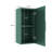 14" Wall-Mounted Floating Bathroom Vanity Side Cabinet With A Door And A Shelf, (Suitable For JODI Bathroom Vanity), Green Color-1006381745-1006381744