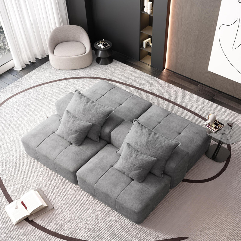 Canapé modulaire surdimensionné Modern, Gris