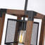 Luminaire suspendu carré 1 lumière Benford