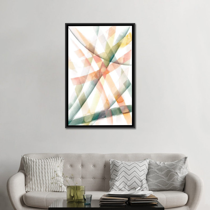 « fouillis iii », reproduction sur toile, H 26 po x l 18 po x P 1,5 po, Toile avec cadre noir, Pas de tapis