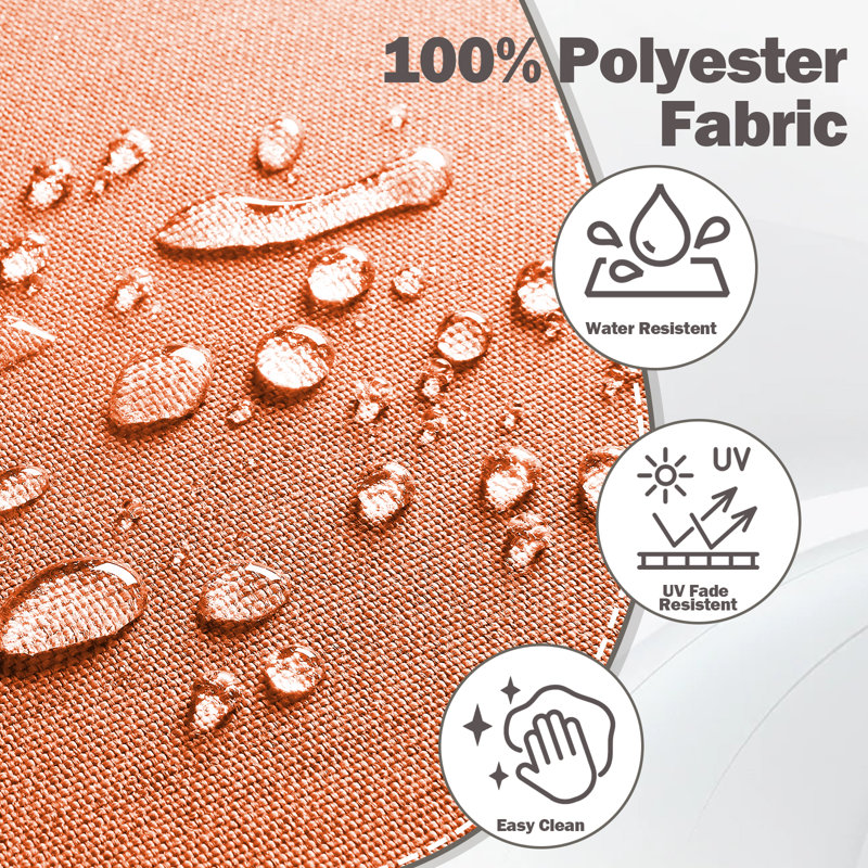 Coussin de siège / dossier d'extérieur Schutt, Orange