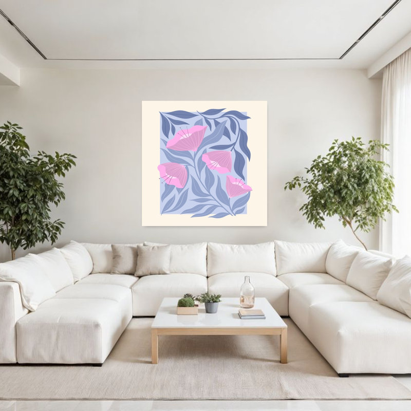 Art contemporain contemporain, H 48 po x l 48 po