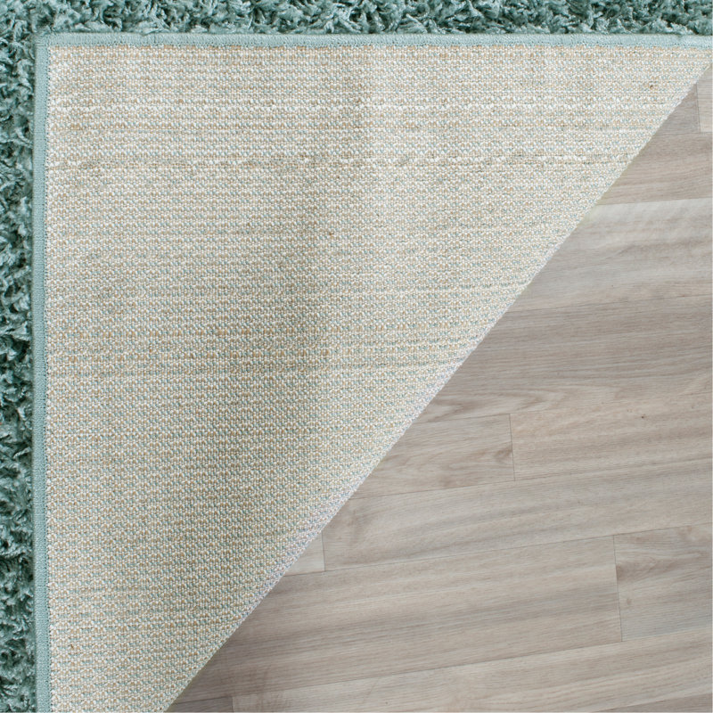 Sga-Amoroso Shag Performance Solid Color Rug, Runner 2'3" x 6'