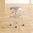 Guisasola Adjustable Height Ergonomic Lab Stool with Footring Wheels