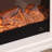 Beige Solid Wood Electric Fireplace-294976582