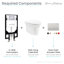 Cuvette de toilette allongée Cascade