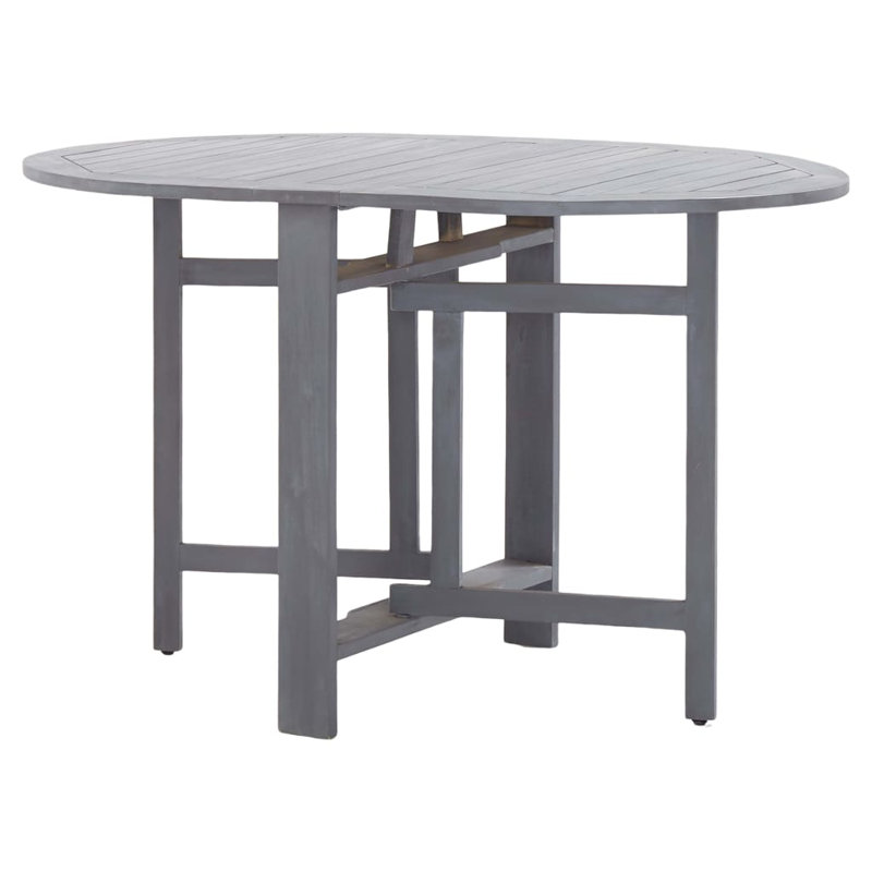 Tayyibah 4 - Person Acacia Wood Patio Dining Set with Oval Table