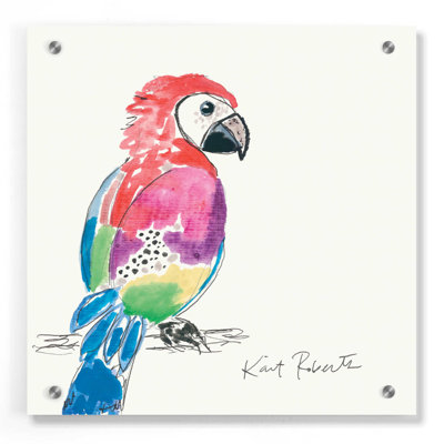 Epic Art 'Preston The Parrot' By Kait Roberts, Acr " Preston The Parrot " by Kait Roberts