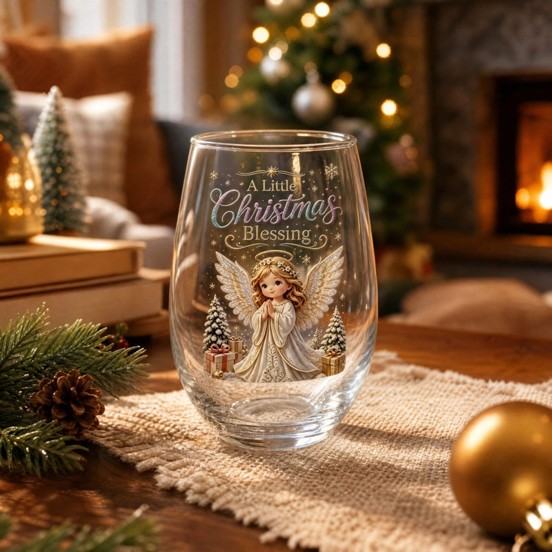 Décoration de Noël - Coquetier classique à motif de Noël, imprimé recto verso, idéal pour la maison, la cuisine, la table, les fêtes, les repas de tous les jours et les cadeaux.