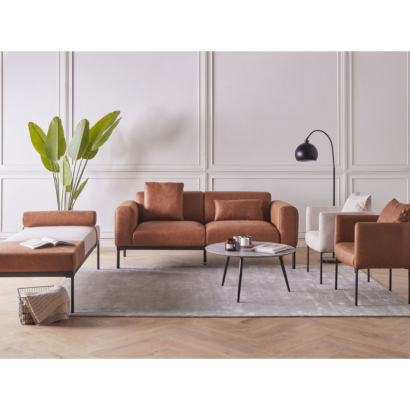 MALMOS 4 - Piece Living Room Set, Beige/Brown