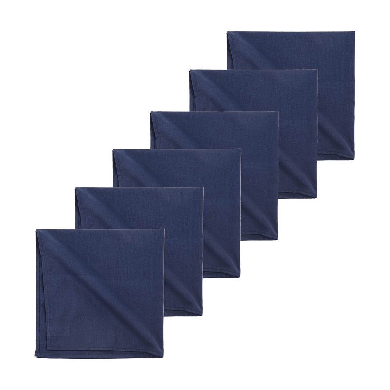 Alberts Square Napkin, Navy